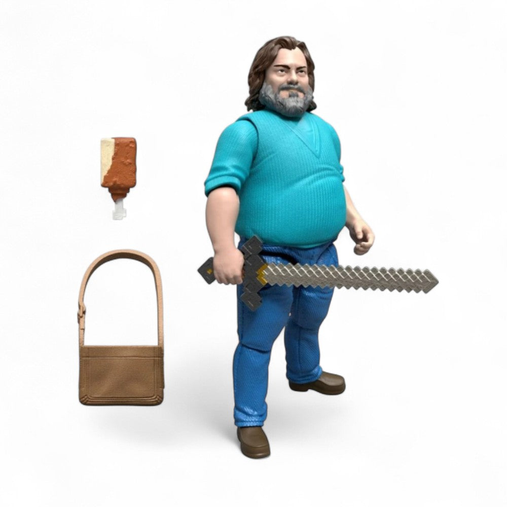 Minecraft Movie Steve & Accesorios