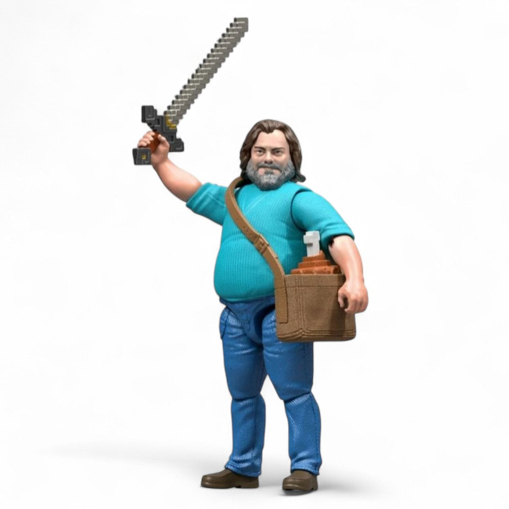 Minecraft Movie Steve & Accesorios