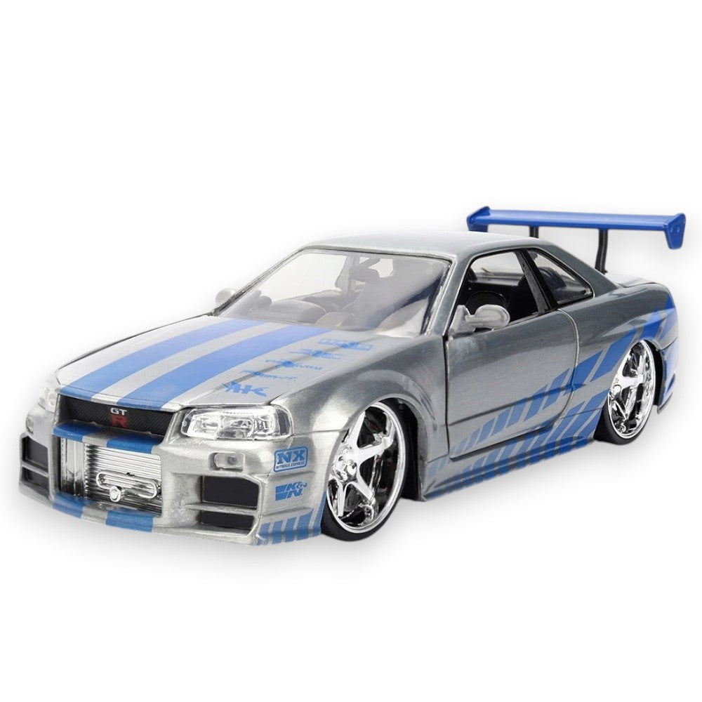 Fast & Furious Brian's Nissan Skyline GT-R R34 25th Anniversary 1/24