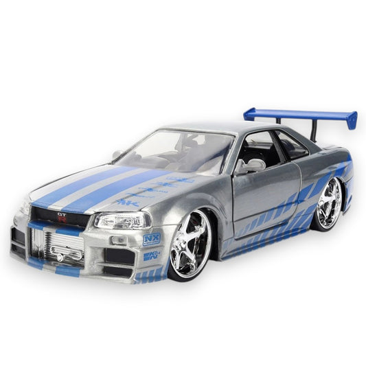 Fast & Furious Brian's Nissan Skyline GT-R R34 25th Anniversary 1/24