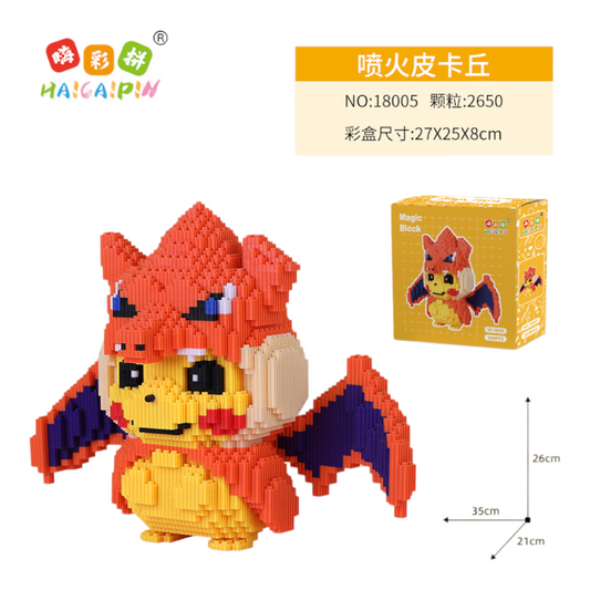Pokémon PikaCharizard 1630 Piezas