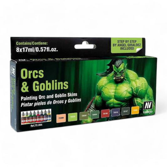 Gamer Color Set - Orcs & Goblins Pintura Acrílica 8-Pack