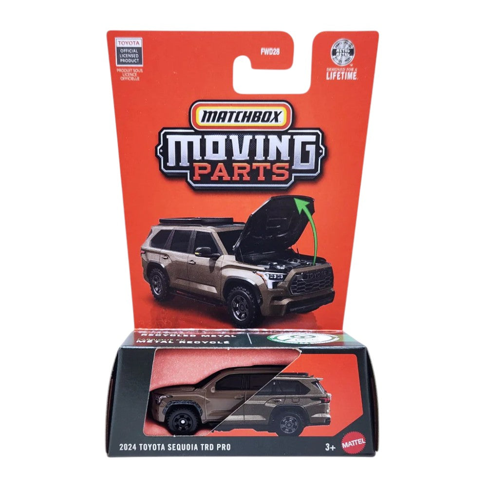 Matchbox Moving Parts 2024 Toyota Sequoia TRD Pro 1/64