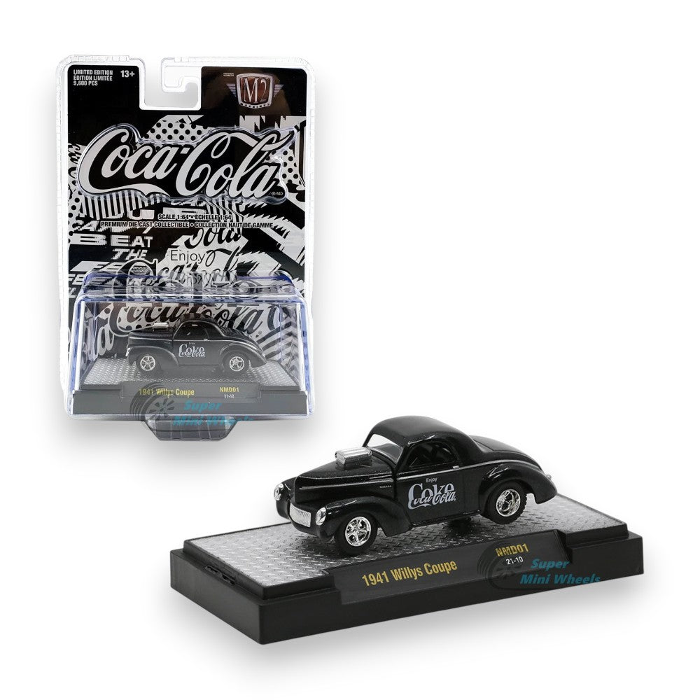Coca-Cola - 1941 Willys Coupe Negro 1/64
