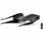 Star Wars Micro Galaxy Squadron TIE Silencer & Kylo Ren