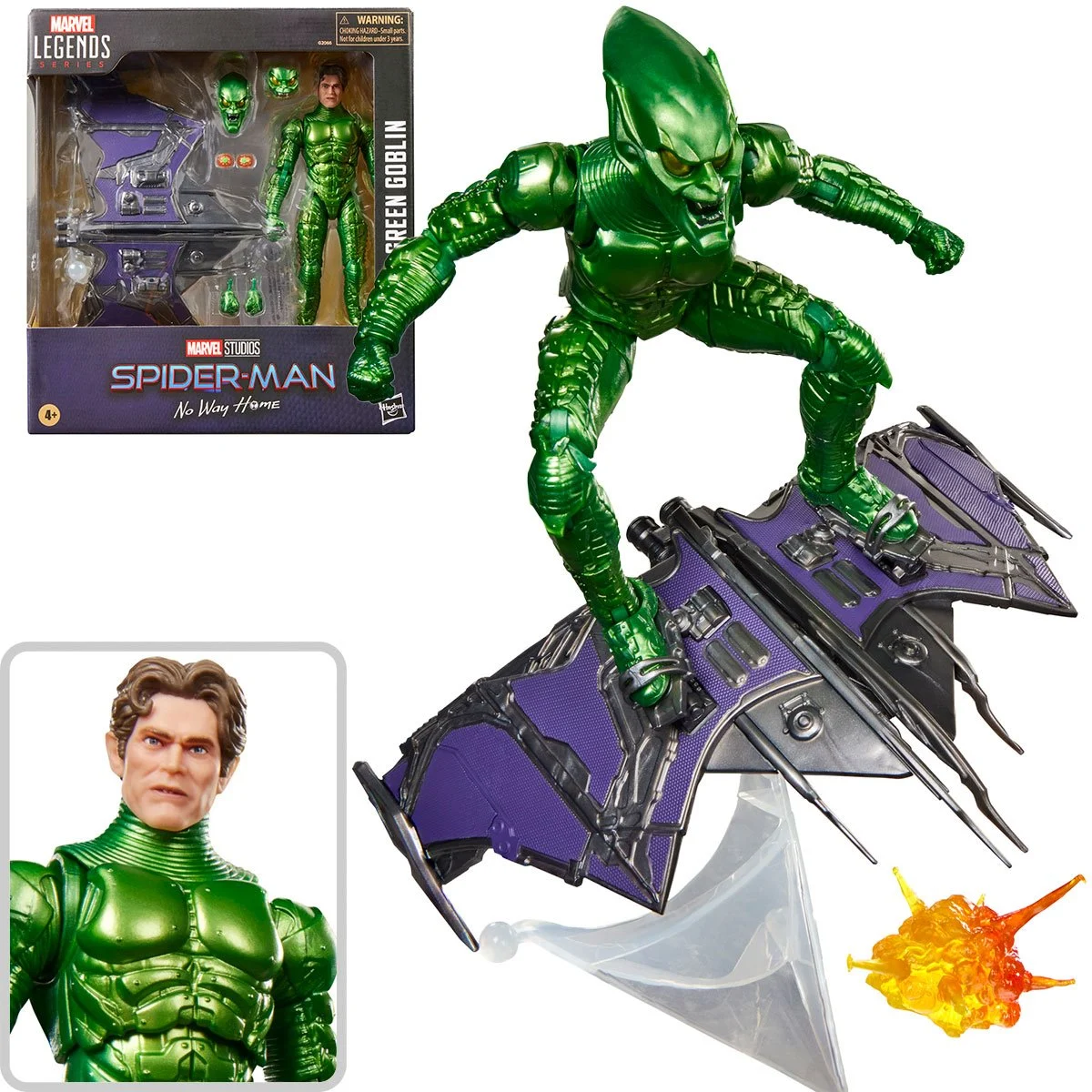 Marvel Legends Spider-Man: No Way Home Green Goblin & Glider Set