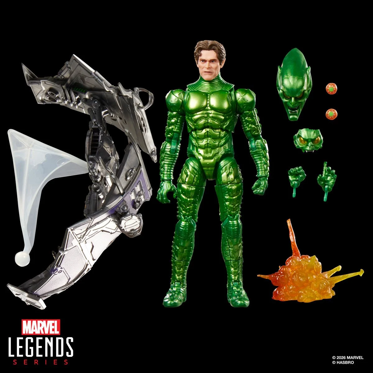 Marvel Legends Spider-Man: No Way Home Green Goblin & Glider Set