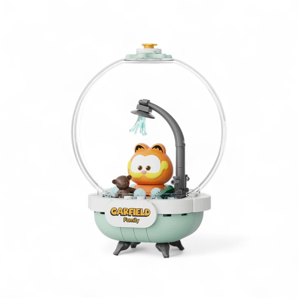 Bloques de Constucción Garfield Crystal Ball Series Cozy Bath