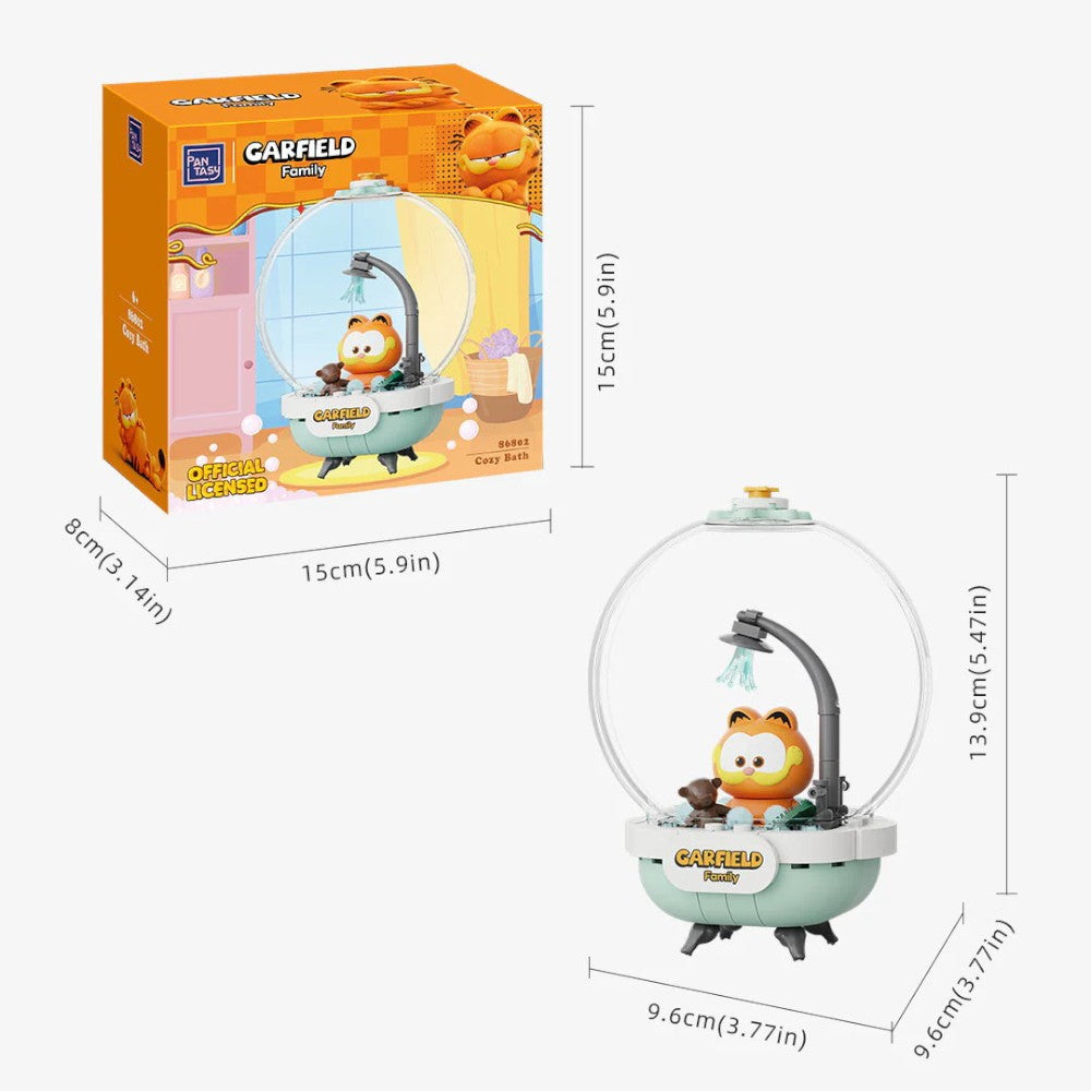 Bloques de Constucción Garfield Crystal Ball Series Cozy Bath