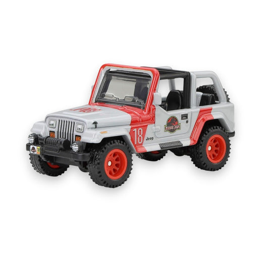 Hot Wheels Pop Culture: Jurassic Park '92 Jeep Wrangler Sahara 1/64