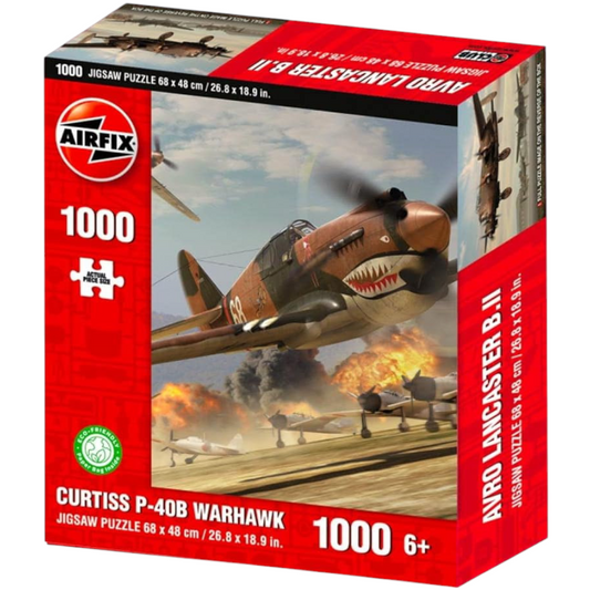 Airfix - Curtiss P-40B Warhawk Rompecabezas 1000 Piezas