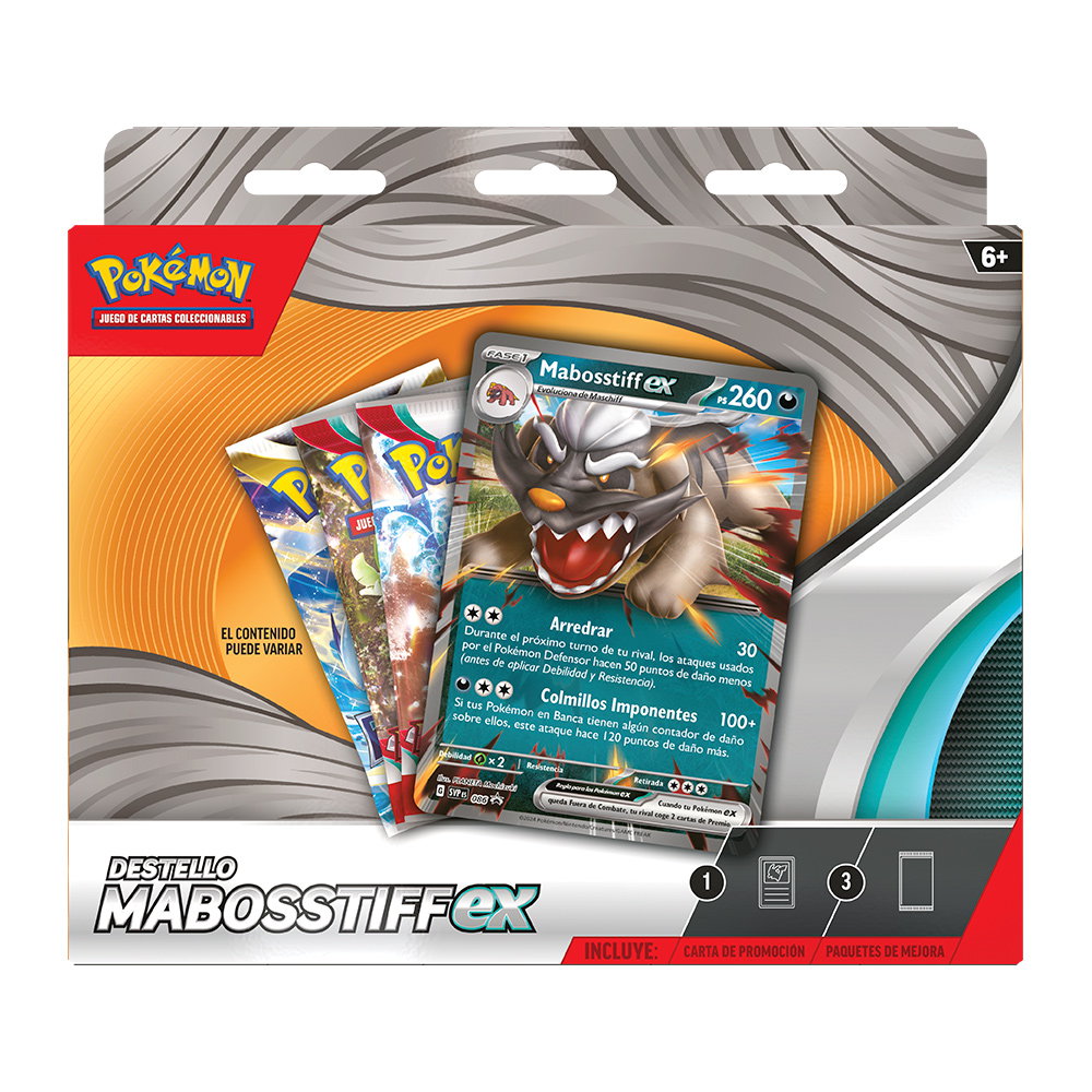 Pokémon TCG Destello Mabosstiff EX Español