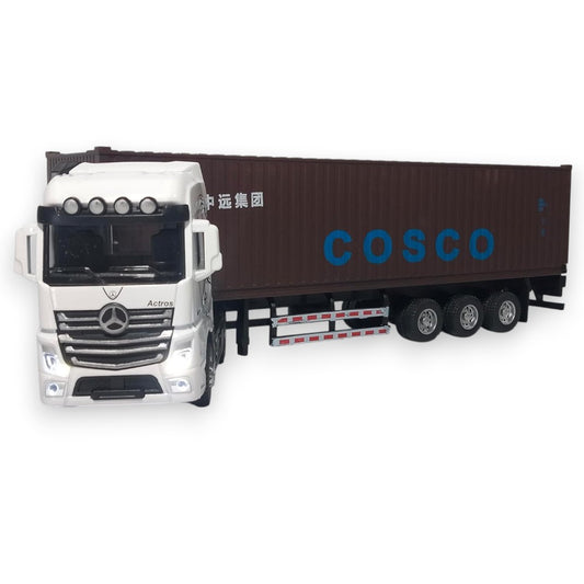 Camión Container Mercedes Benz Actros Blanco Cosco 1/43