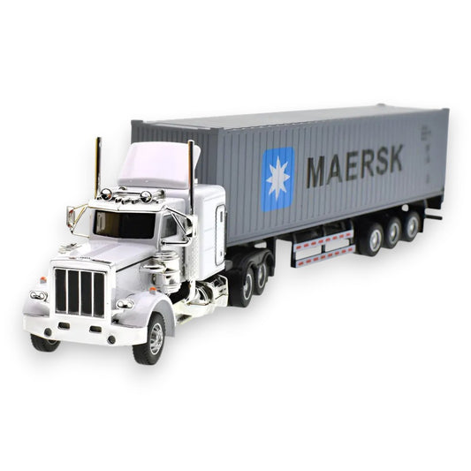 Camión Container Kenworth Blanco Maersk 1/43
