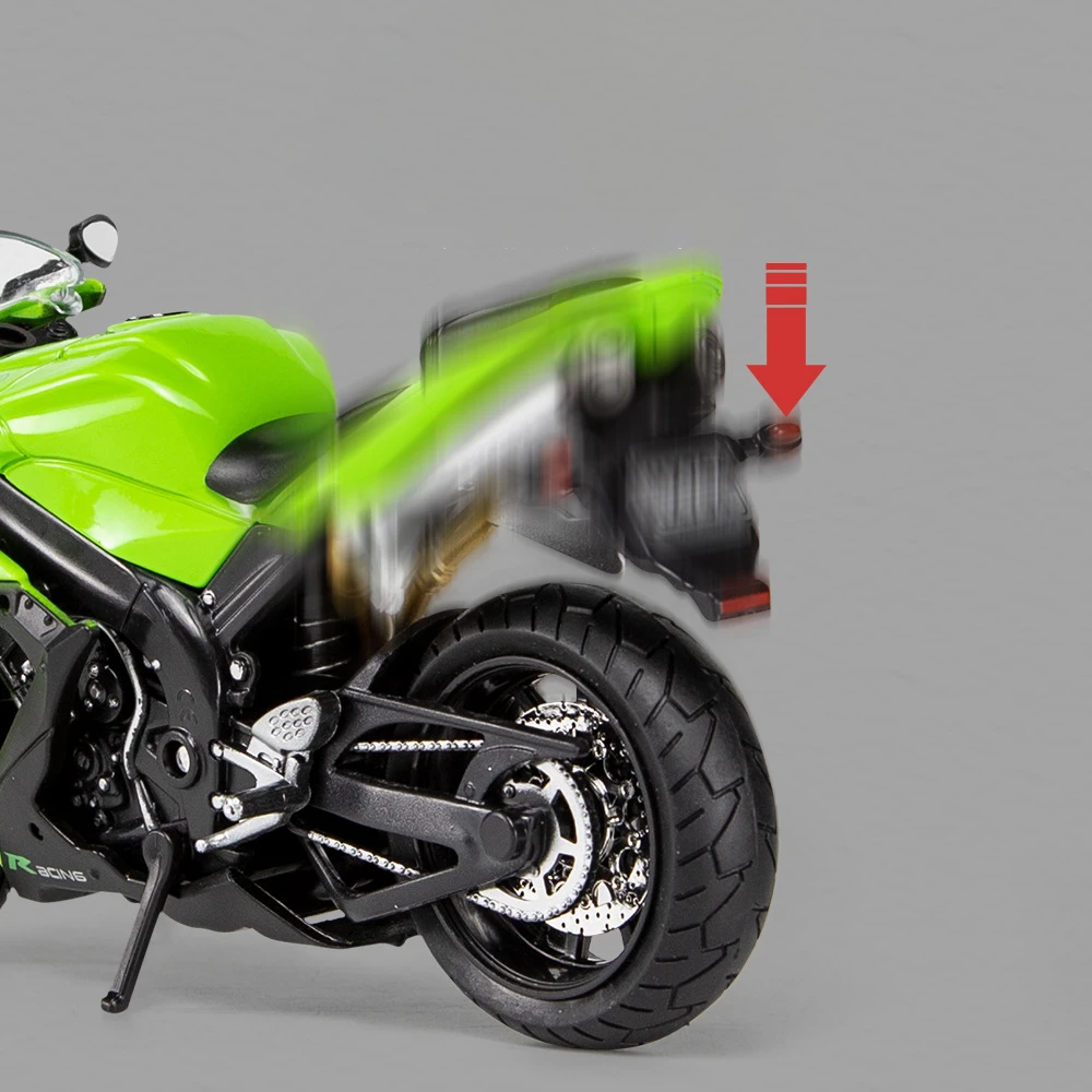 Motocicleta Yamaha YZF-R1 Sport Green 1/12