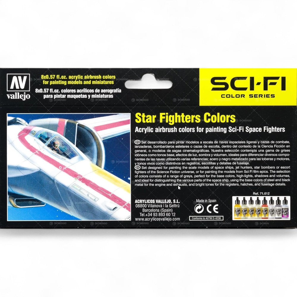 Model Air Set Star Fighters Colors 71612 8 un.