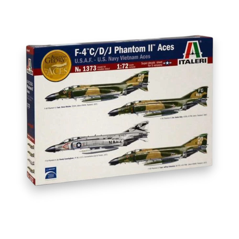 F-4 C/D/J Phantom II US Navy Vietnam Aces Model Kit 1/72