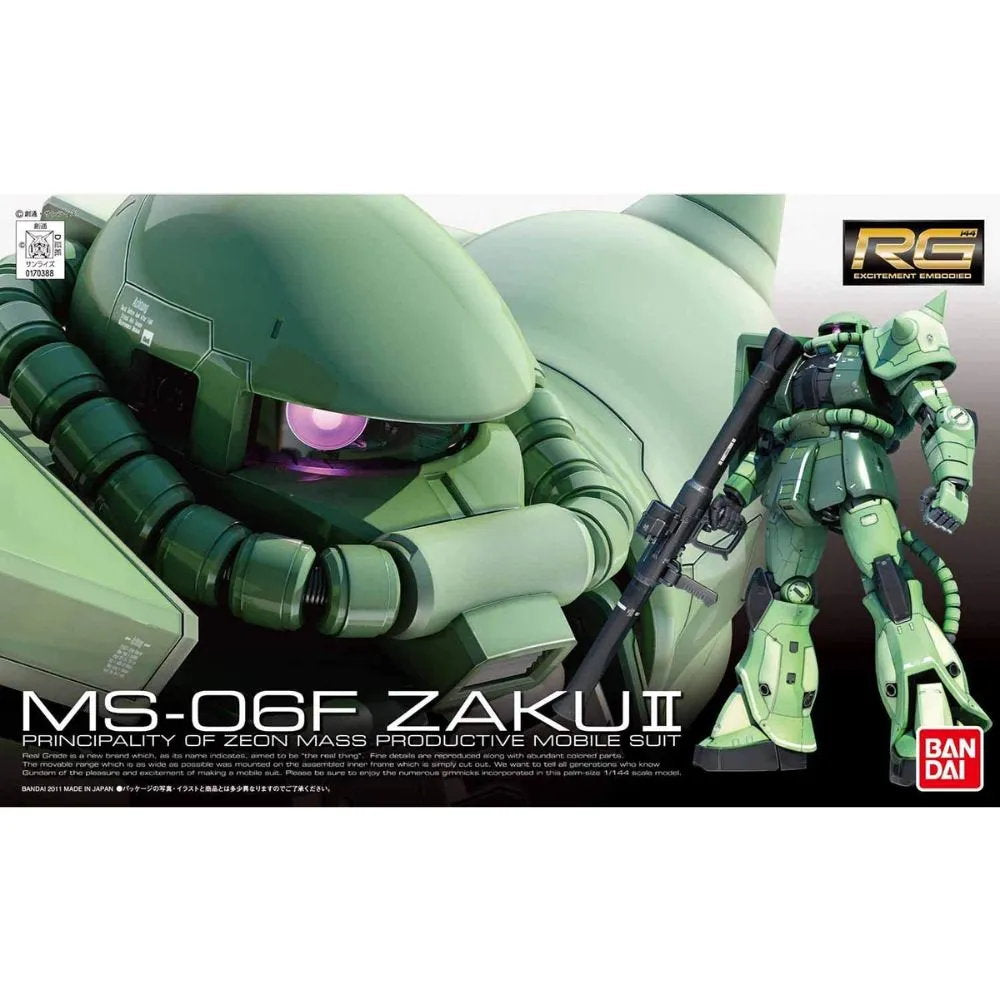 RG #04 MS-06F Zaku II Principality of Zeon Mass Productive Model Kit 1/144