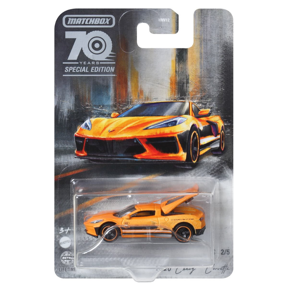 70th Anniversary Moving Parts - 2020 Chevy Corvette 1/64