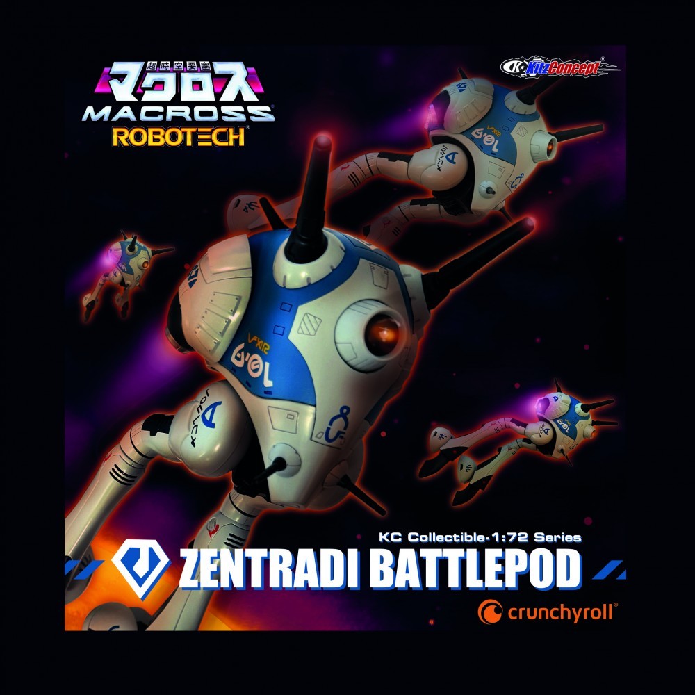 Macross Zentraedi Battle Pod & Gluu-ger 1/72