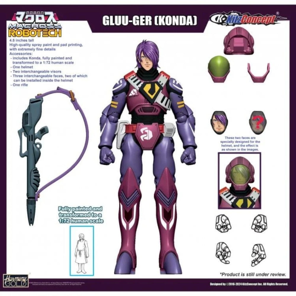 Macross Zentraedi Battle Pod & Gluu-ger 1/72