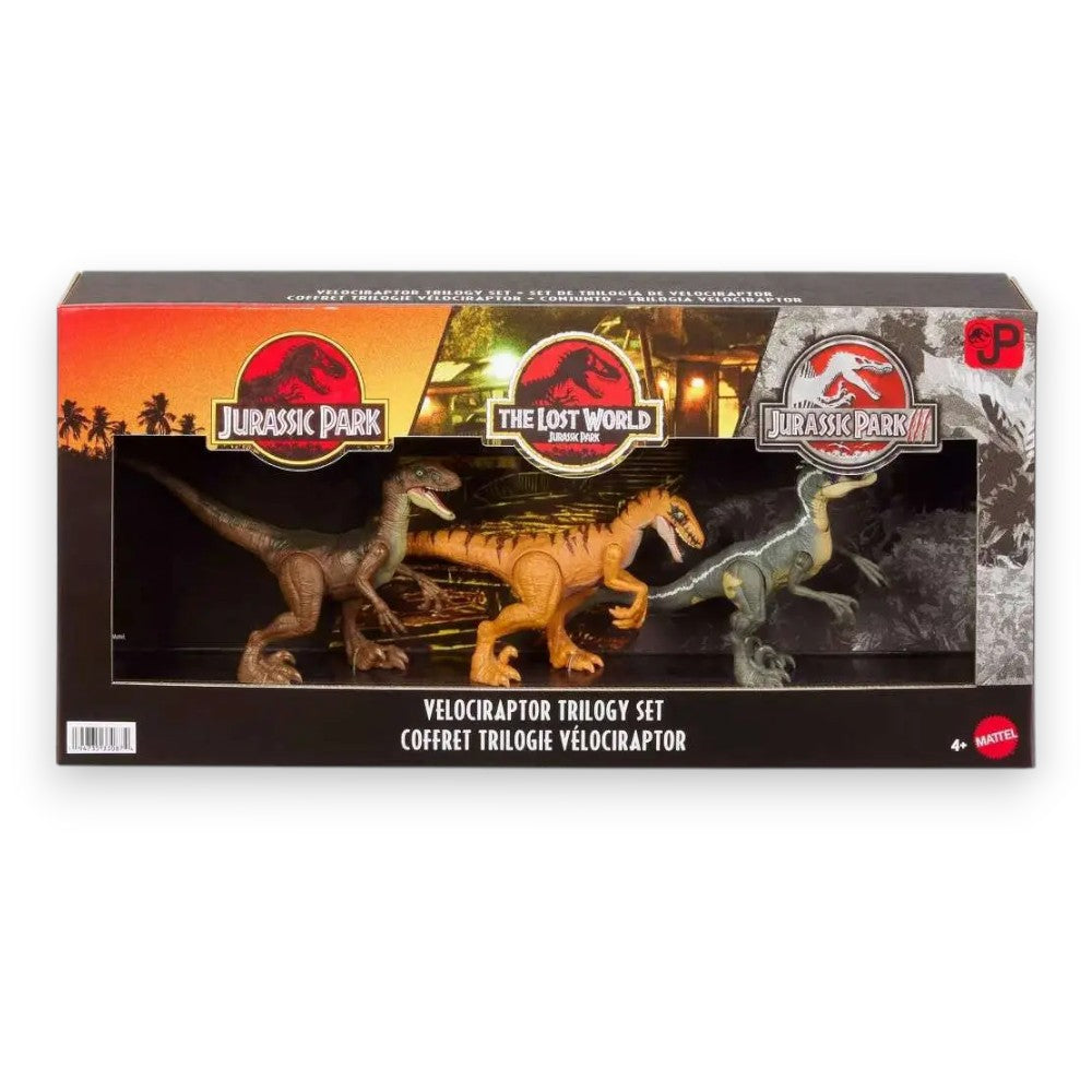 Jurassic Park Velociraptor Trilogy Set Exclusive