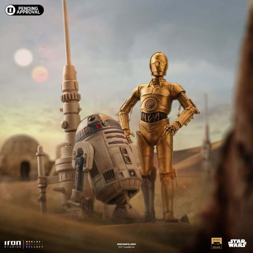 Star Wars C-3PO & R2-D2 Art Scale 1/10