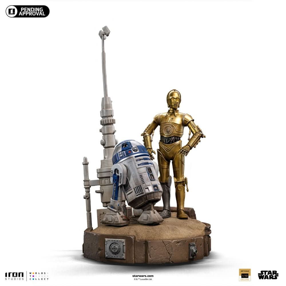Star Wars C-3PO & R2-D2 Art Scale 1/10
