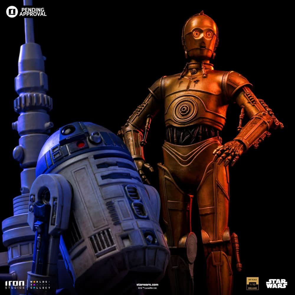Star Wars C-3PO & R2-D2 Art Scale 1/10