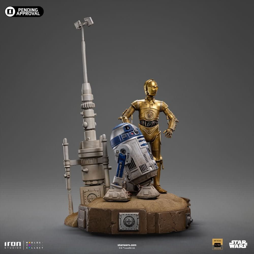 Star Wars C-3PO & R2-D2 Art Scale 1/10