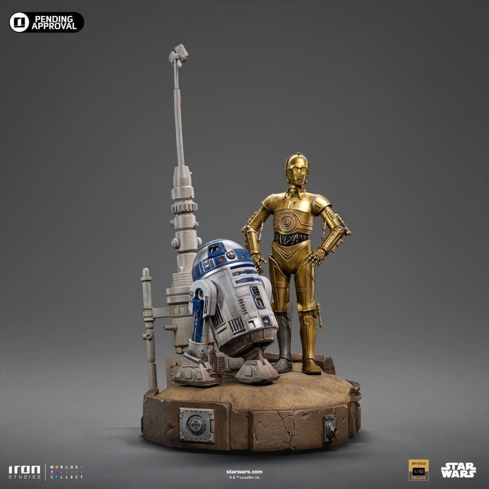 Star Wars C-3PO & R2-D2 Art Scale 1/10