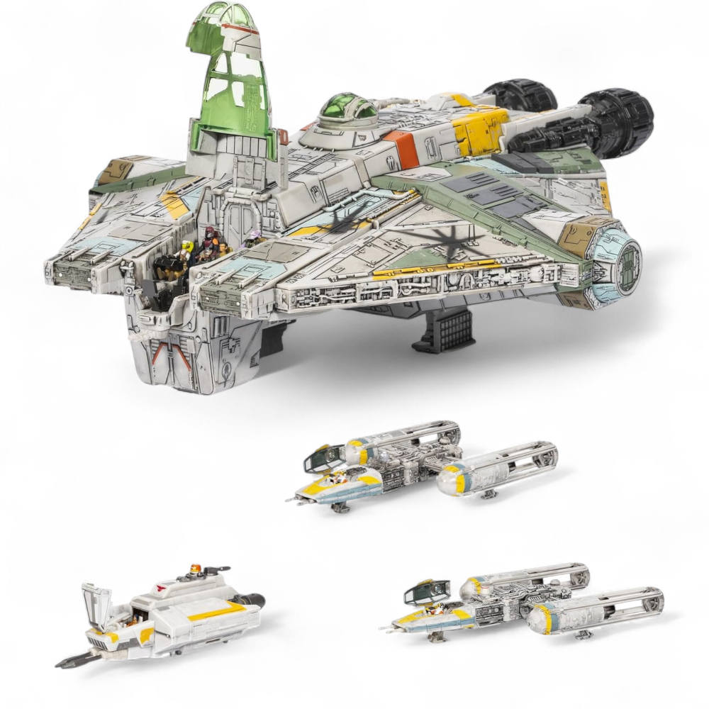 Micro Galaxy Squadron Ghost, Phantom & Y-Wing Secret Mission