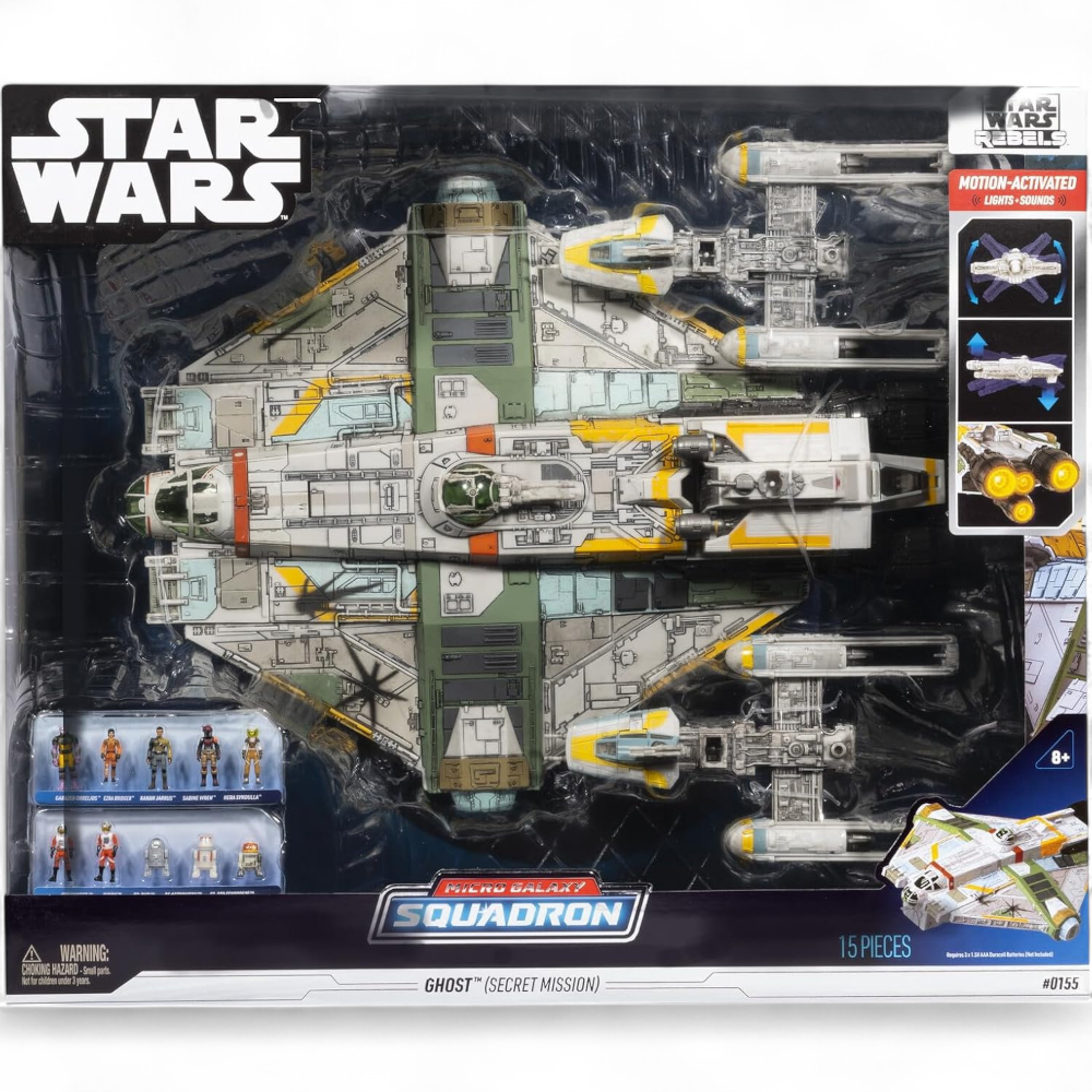 Micro Galaxy Squadron Ghost, Phantom & Y-Wing Secret Mission