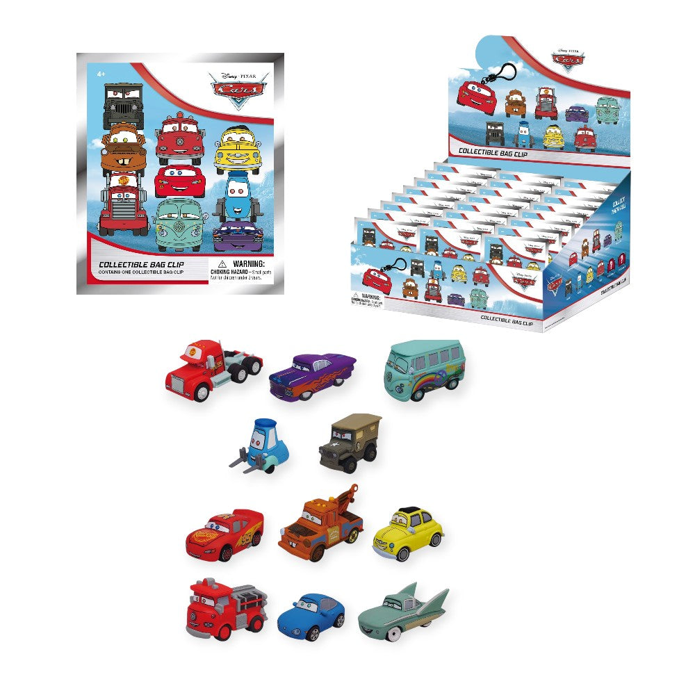 Cars 3D Foam Bag Clip