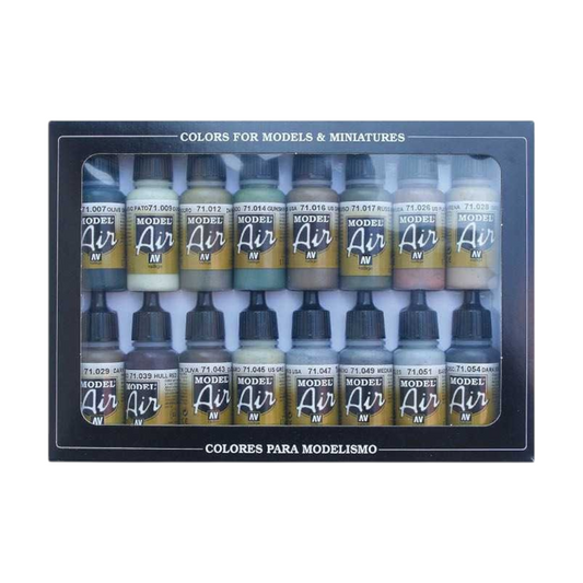 Model Air Set - WWII Aliados 16 un.