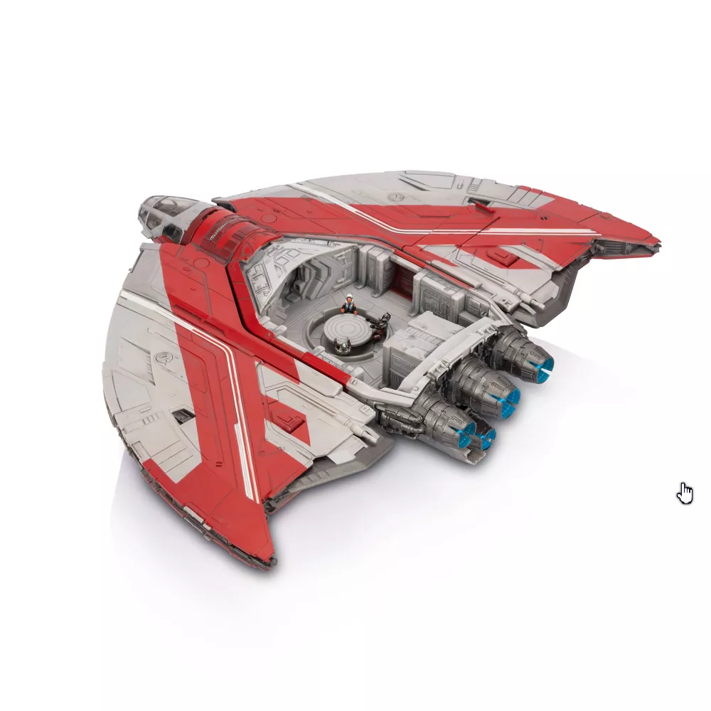 Star Wars Micro Galaxy Squadron Ahsoka Tano's T-6 Shuttle