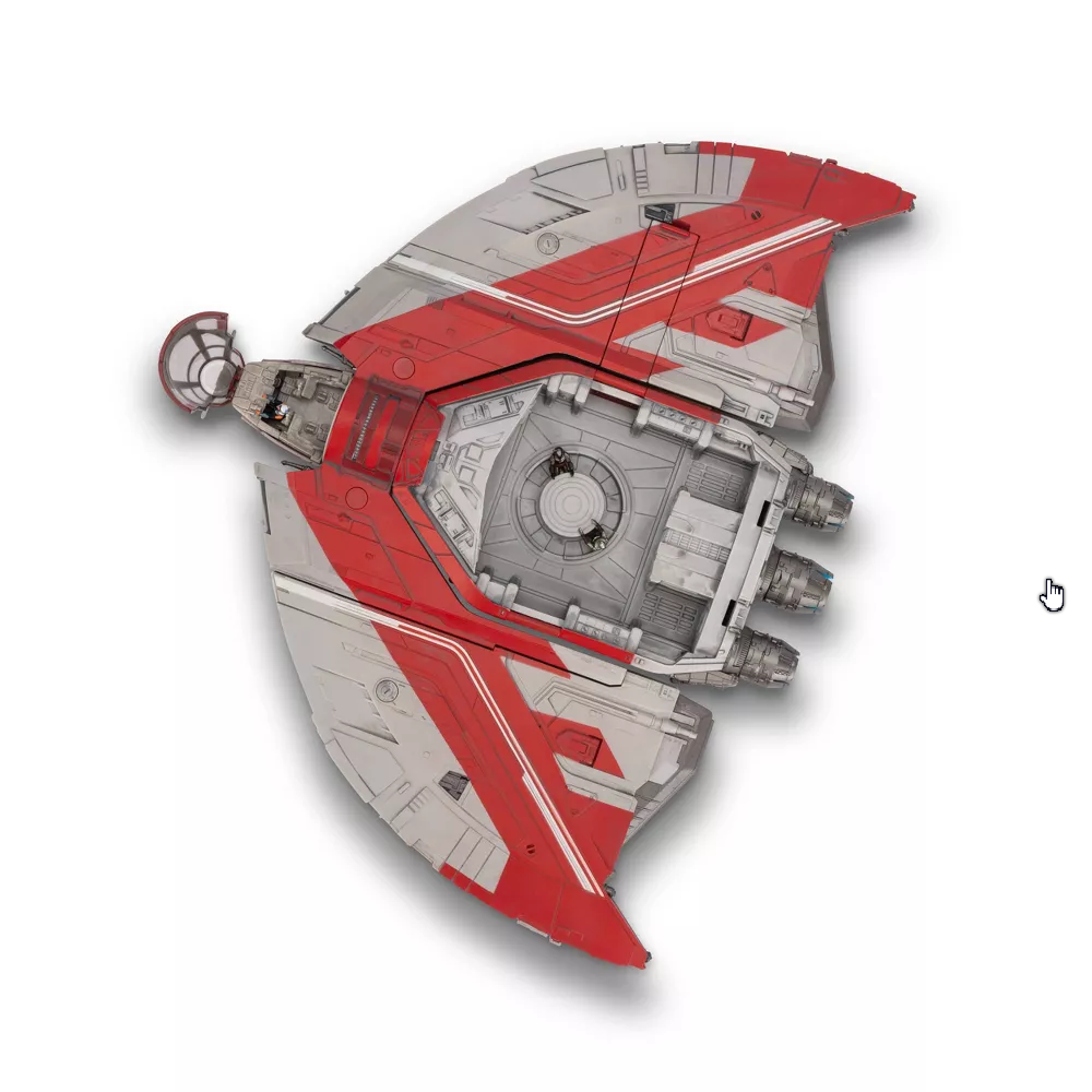 Star Wars Micro Galaxy Squadron Ahsoka Tano's T-6 Shuttle