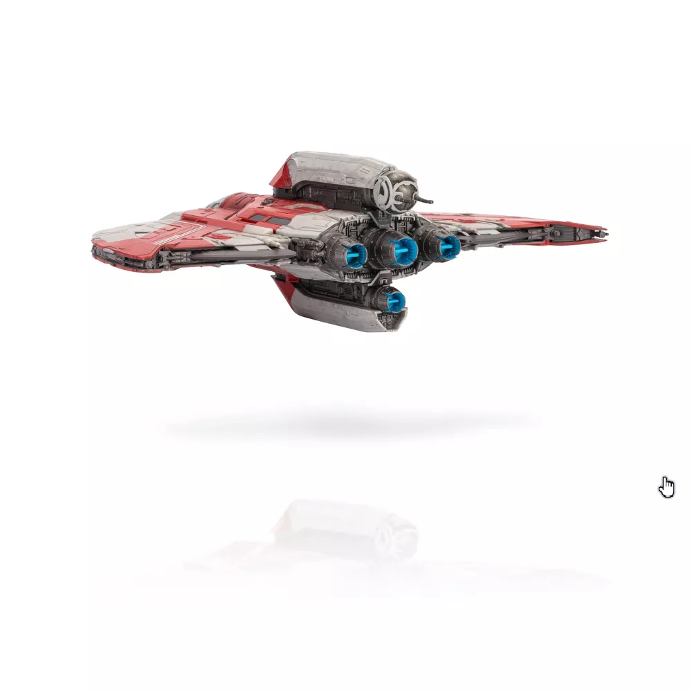 Star Wars Micro Galaxy Squadron Ahsoka Tano's T-6 Shuttle