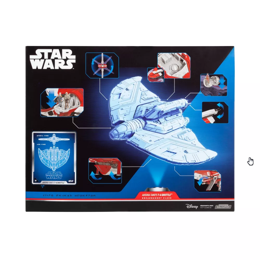 Star Wars Micro Galaxy Squadron Ahsoka Tano's T-6 Shuttle