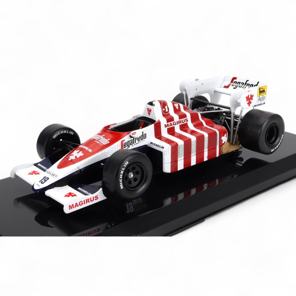 F1 Toleman TG184 Hart Turbo #19 Portugal GP 1984 - Ayrton Senna 1/24