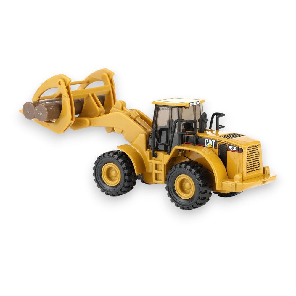 950G Wheel Loader with Log fork and Wood Log 1/87