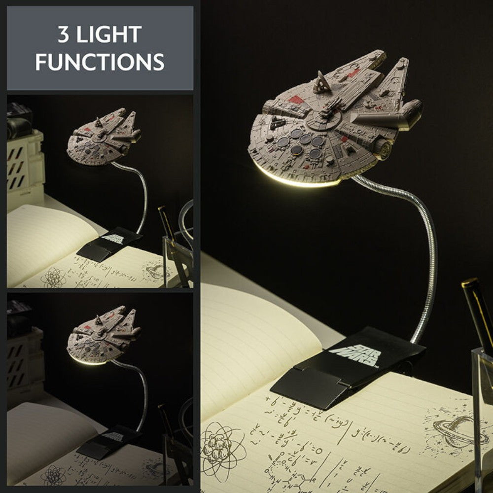 Star Wars Millennium Falcon Clip Light (Lámpara de lectura)