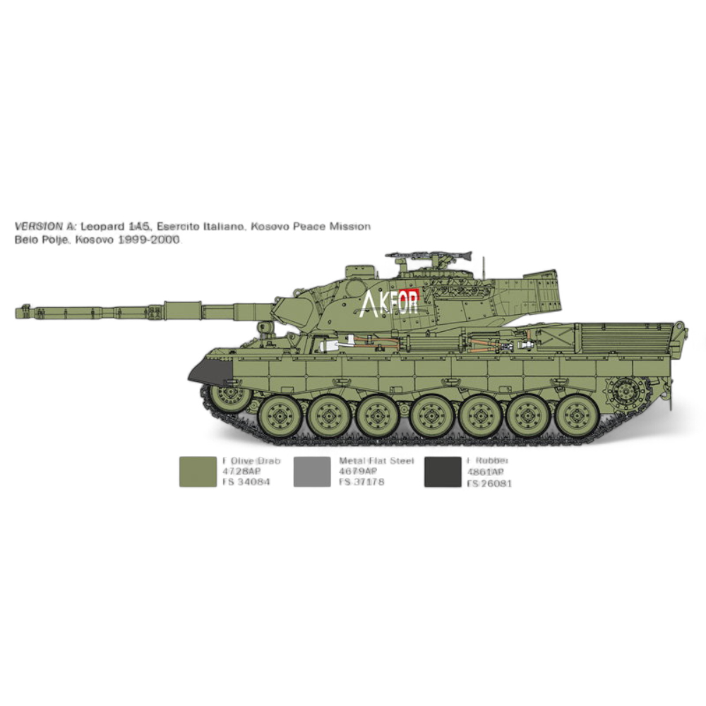 Leopard 1A5 Model Kit 1/35