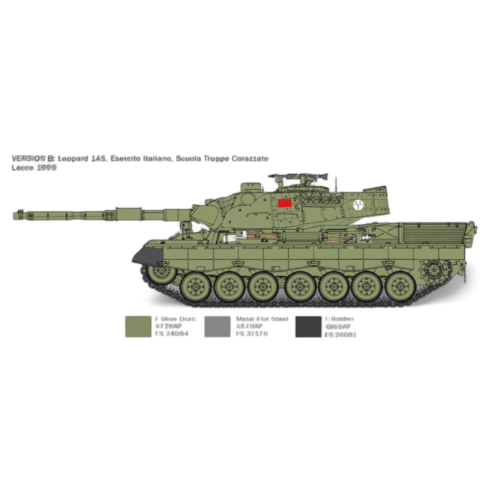 Leopard 1A5 Model Kit 1/35