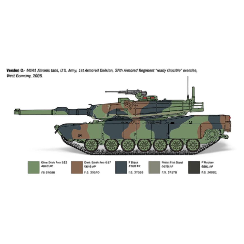 M1A1 Abrams Model Kit 1/35