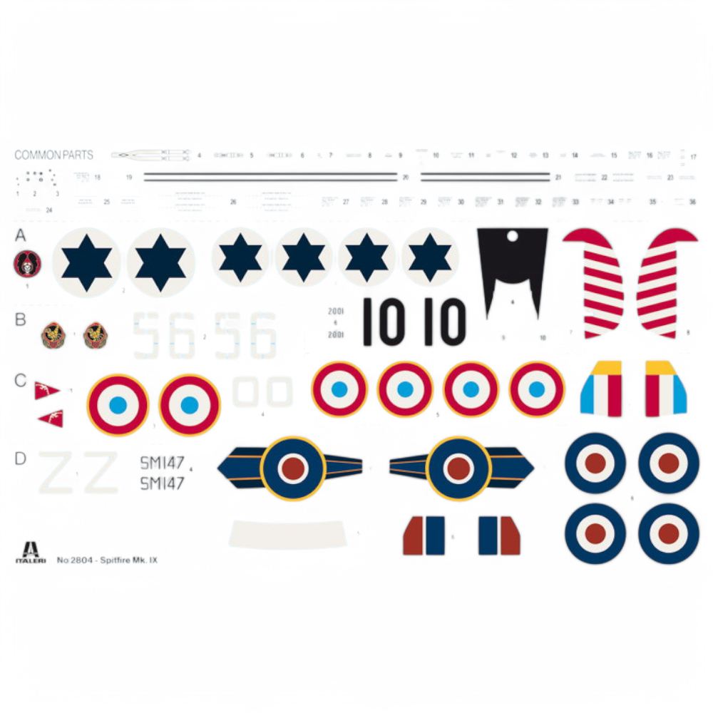 Spitfire Mk. IX Model Kit 1/48