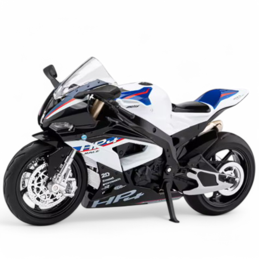 Moto BMW S1000RR HP4 Blanco 1/12