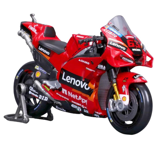 MotoGP - Ducati Demosedici GP22 Team Lenovo World Champion #63 Francesco Bagnaia 2022 1/18