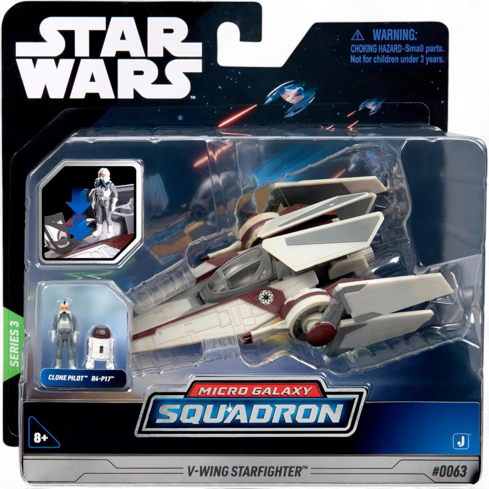 Micro Galaxy Squadron V-Wing Starfighter Armada Edition
