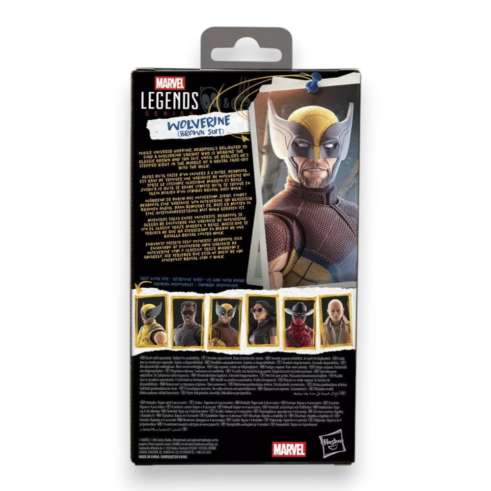 Marvel Legends Series Wolverine Brown Suit
